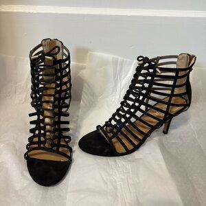 Report strappy heels